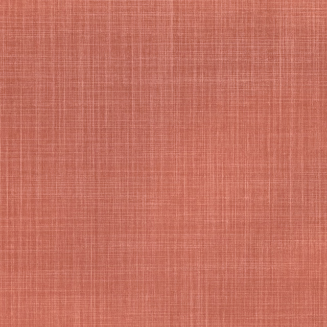 Dusty coral-terracotta fabric with fine irregular crosshatch weave and subtle tonal variation