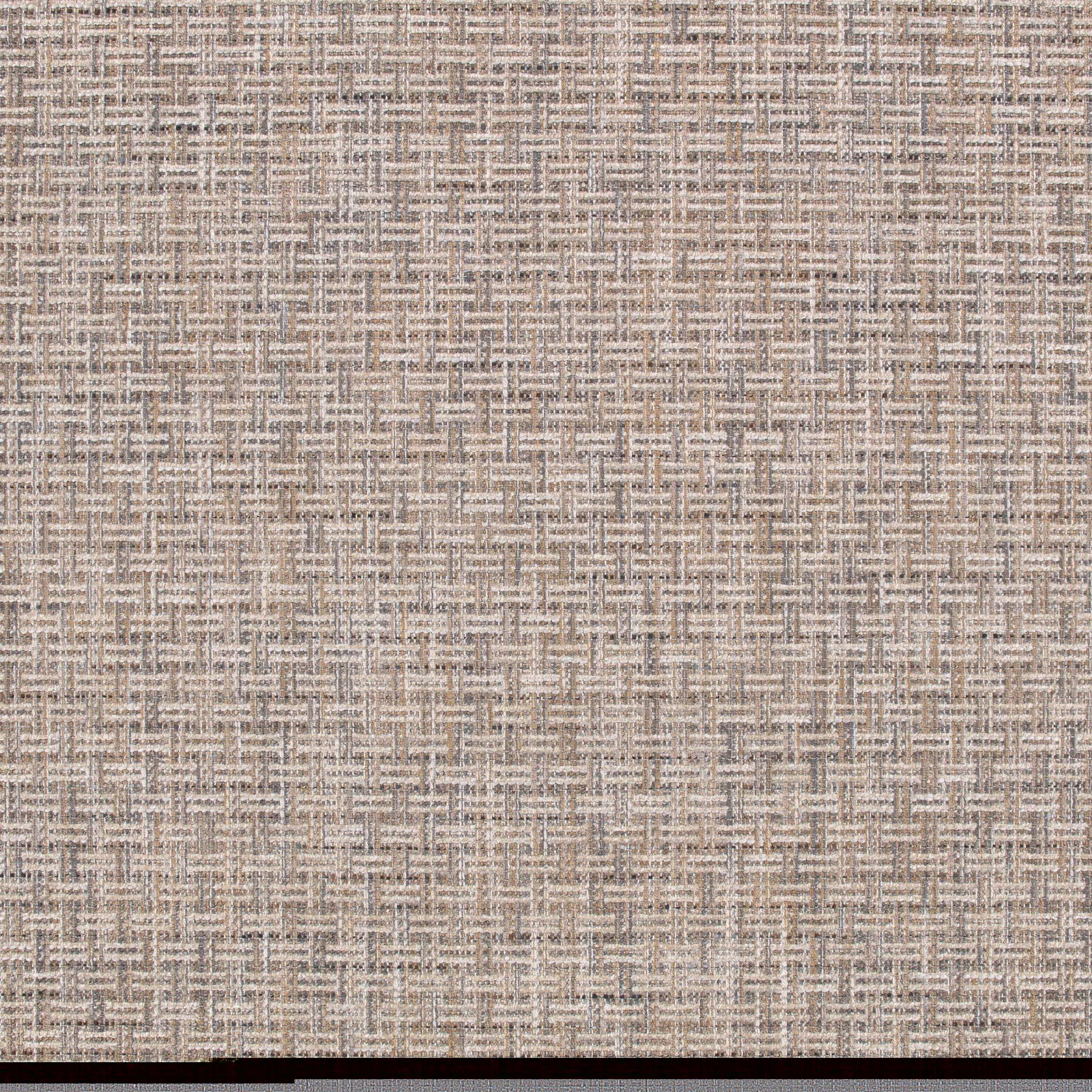 Warm taupe-beige woven textile with an irregular crosshatched texture