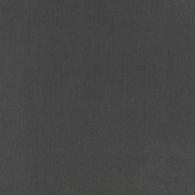 Charcoal-black woven fabric with subtle vertical striations and fine texture