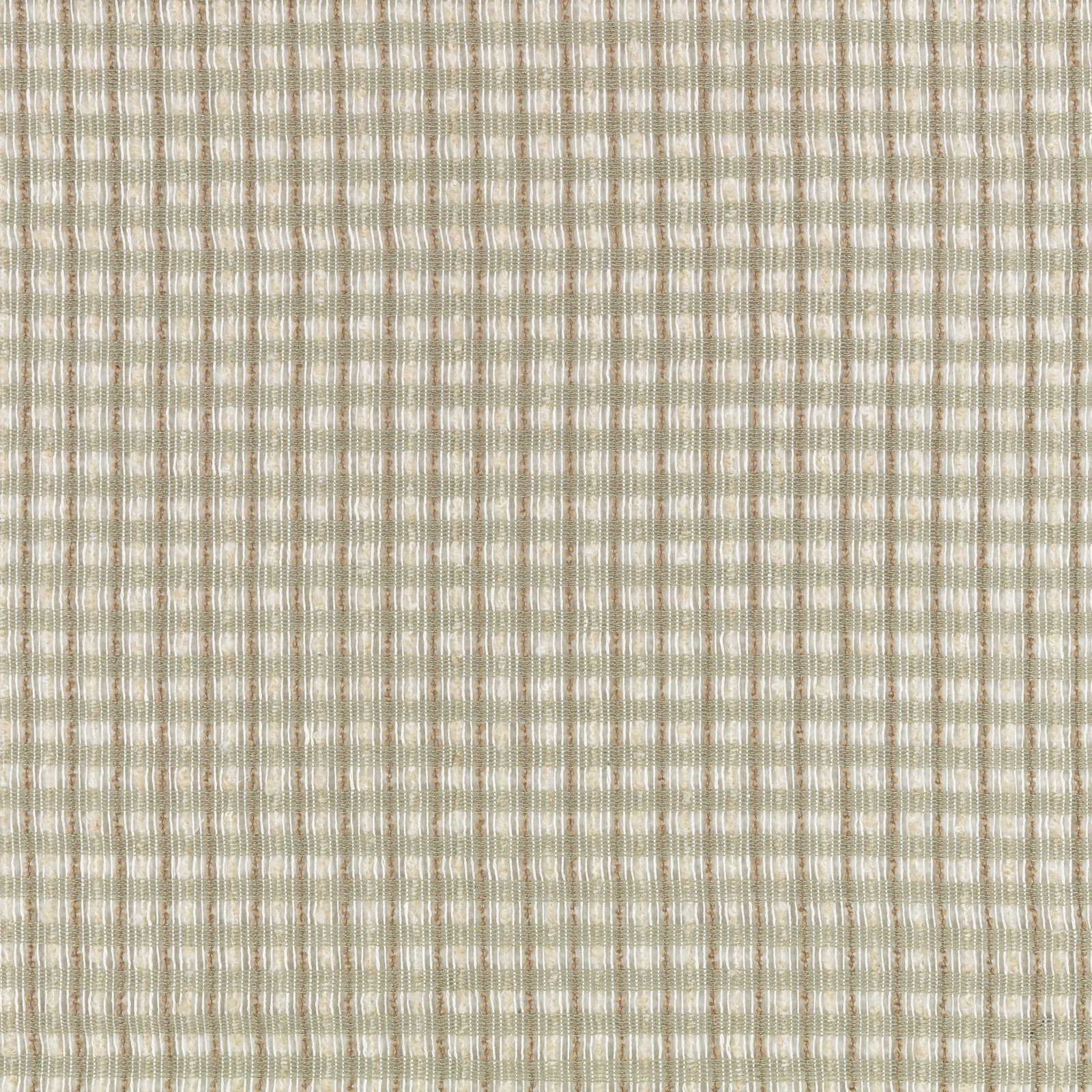 Pale lemongrass woven textile with cream threads and fine vertical ribbing