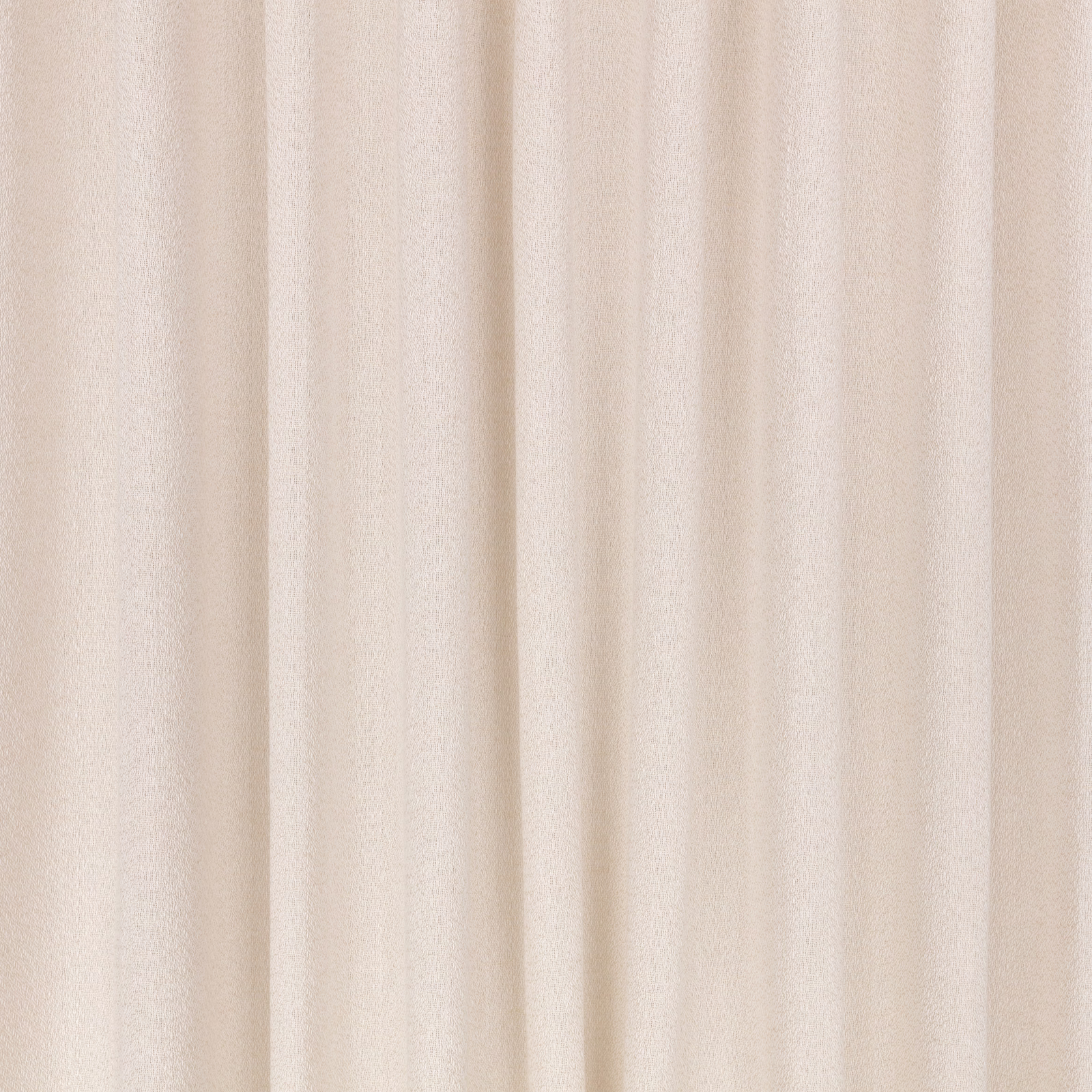 Warm ivory-beige textile with fine vertical texture falling into soft folds