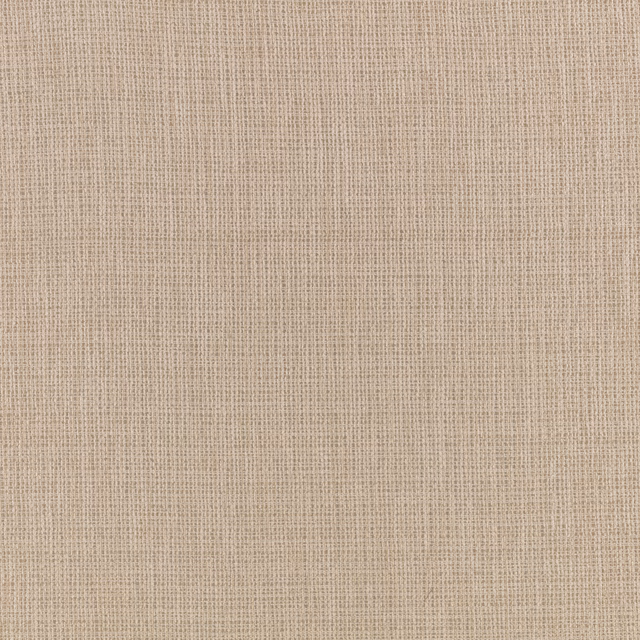 Warm clay-beige plain weave showing fine vertical and horizontal thread texture