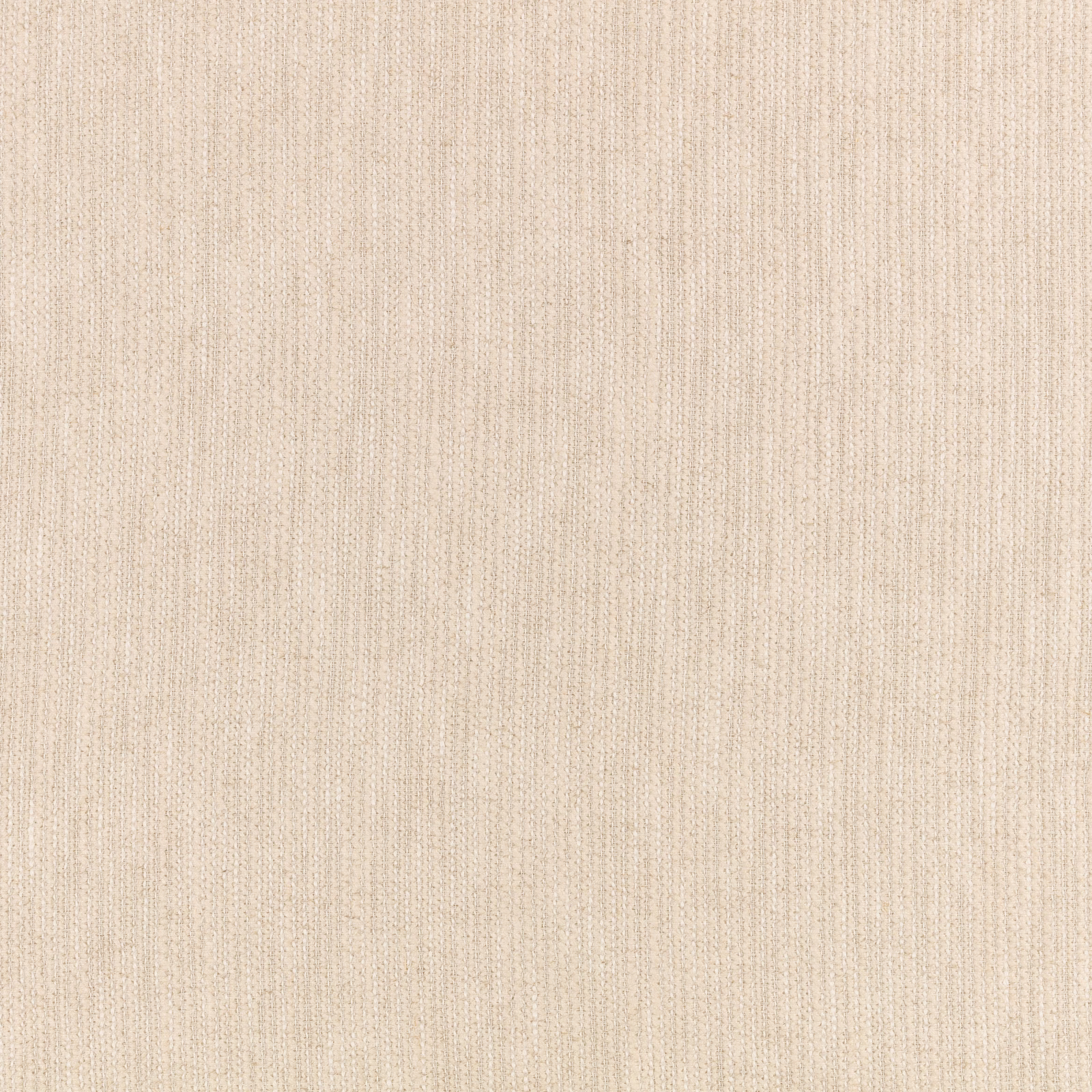 Warm pale beige fabric with fine vertical slubbed weave texture
