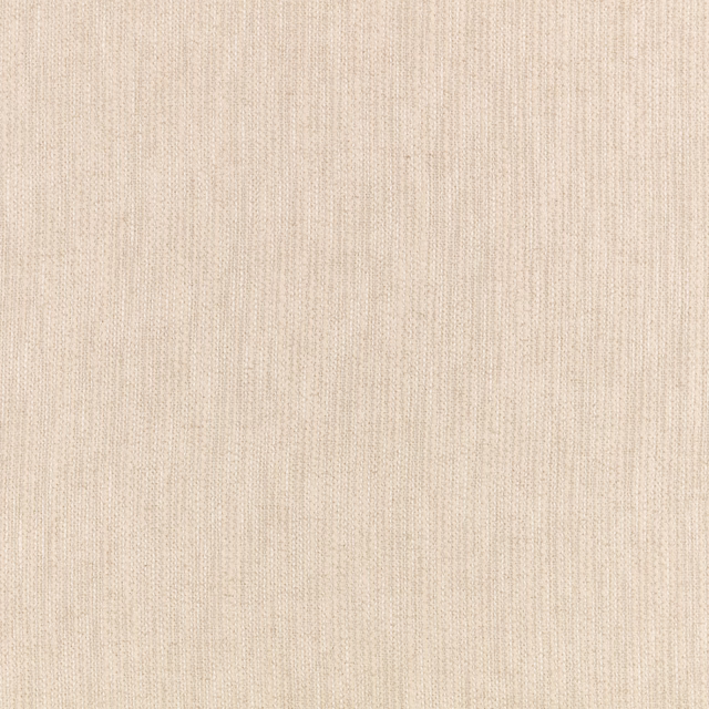 Warm pale beige fabric with fine vertical slubbed weave texture
