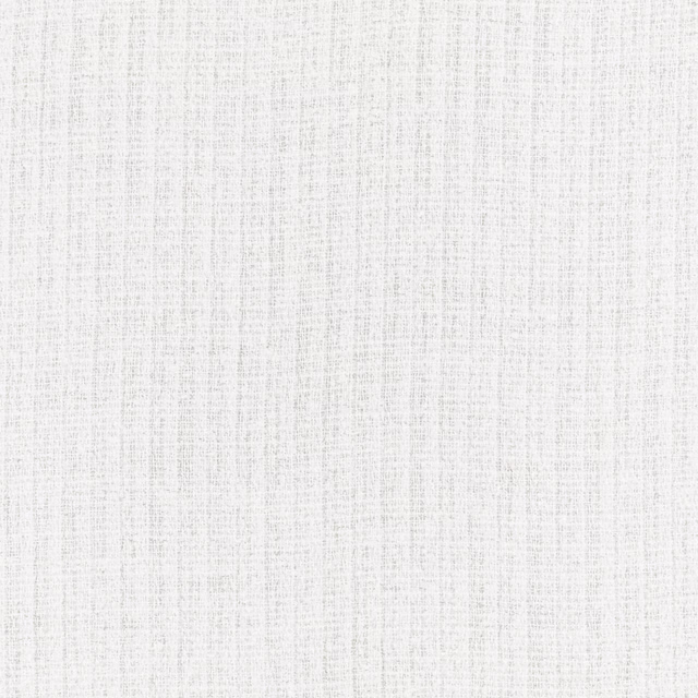 Pale porcelain ivory fabric with fine vertical slubs and a soft crosshatch weave