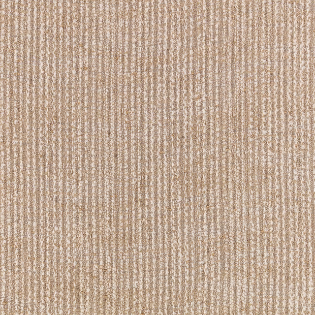 Warm tawny woven textile with ivory flecks and irregular vertical striations