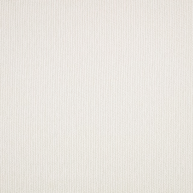 Pale porcelain ivory textile with a fine vertical, lightly gridded woven texture