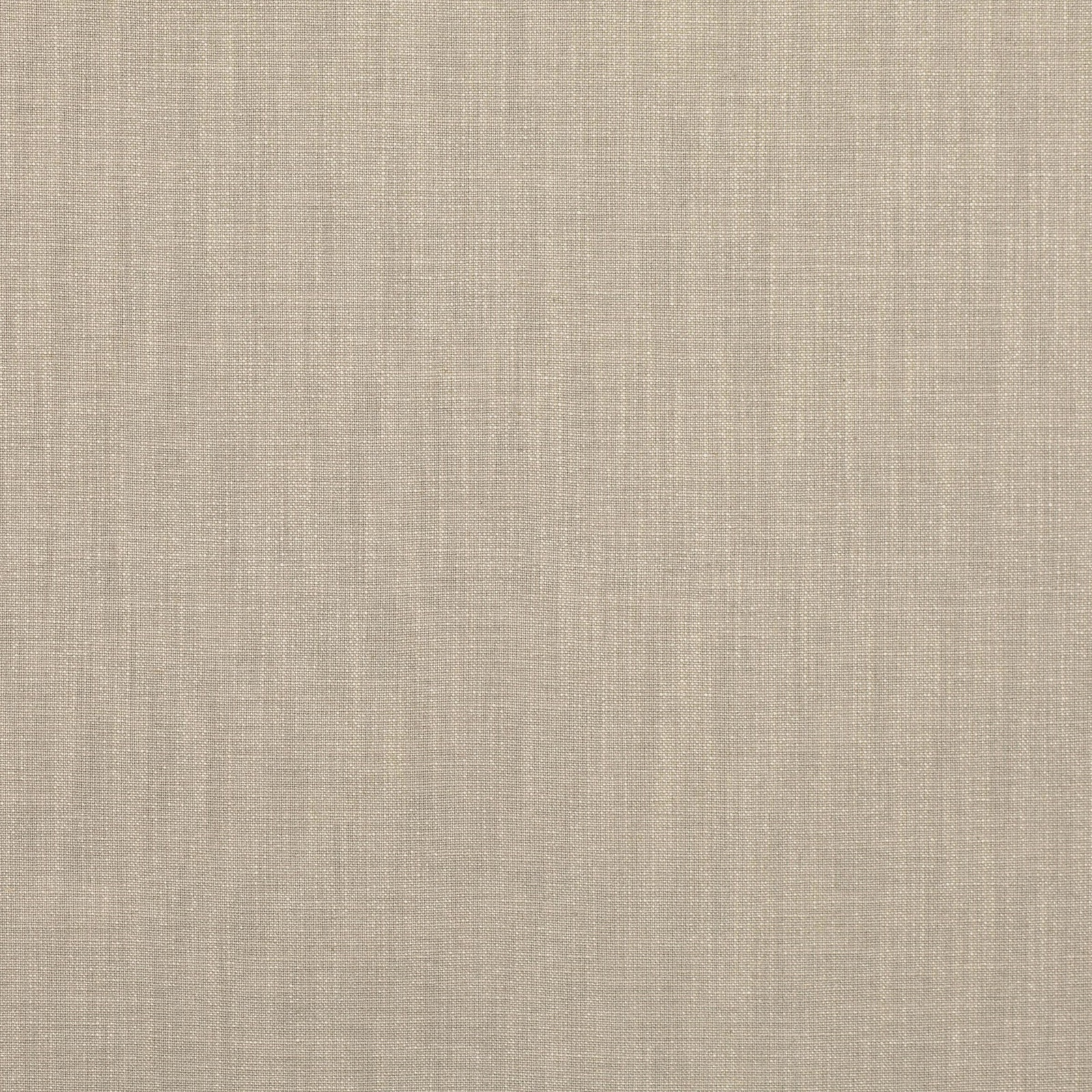 Close-up of soft taupe-beige woven fabric with fine vertical texture