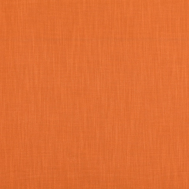 Warm terracotta-orange plain weave with fine vertical striations and subtle texture