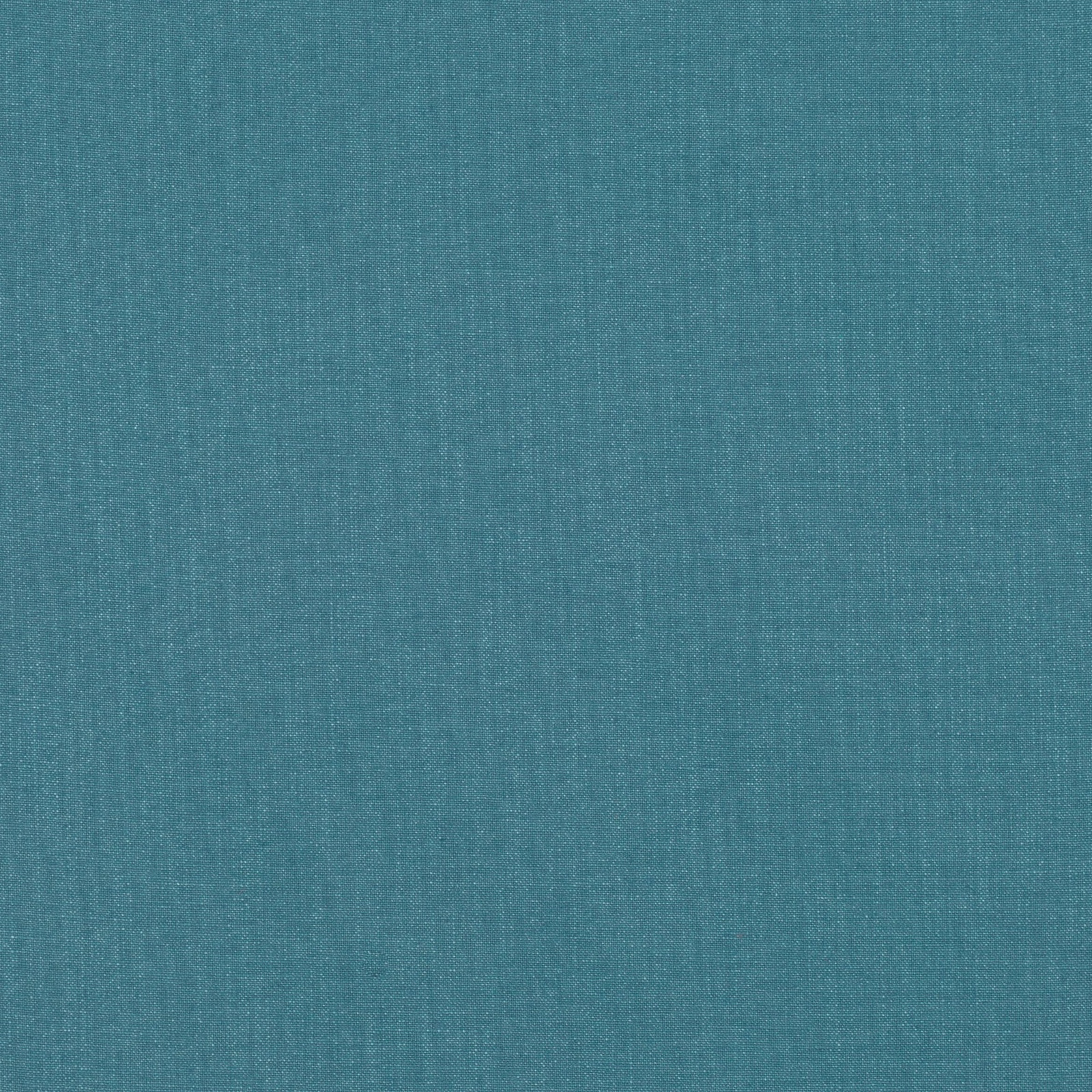 Close-up of deep kingfisher teal fabric with fine vertical woven texture