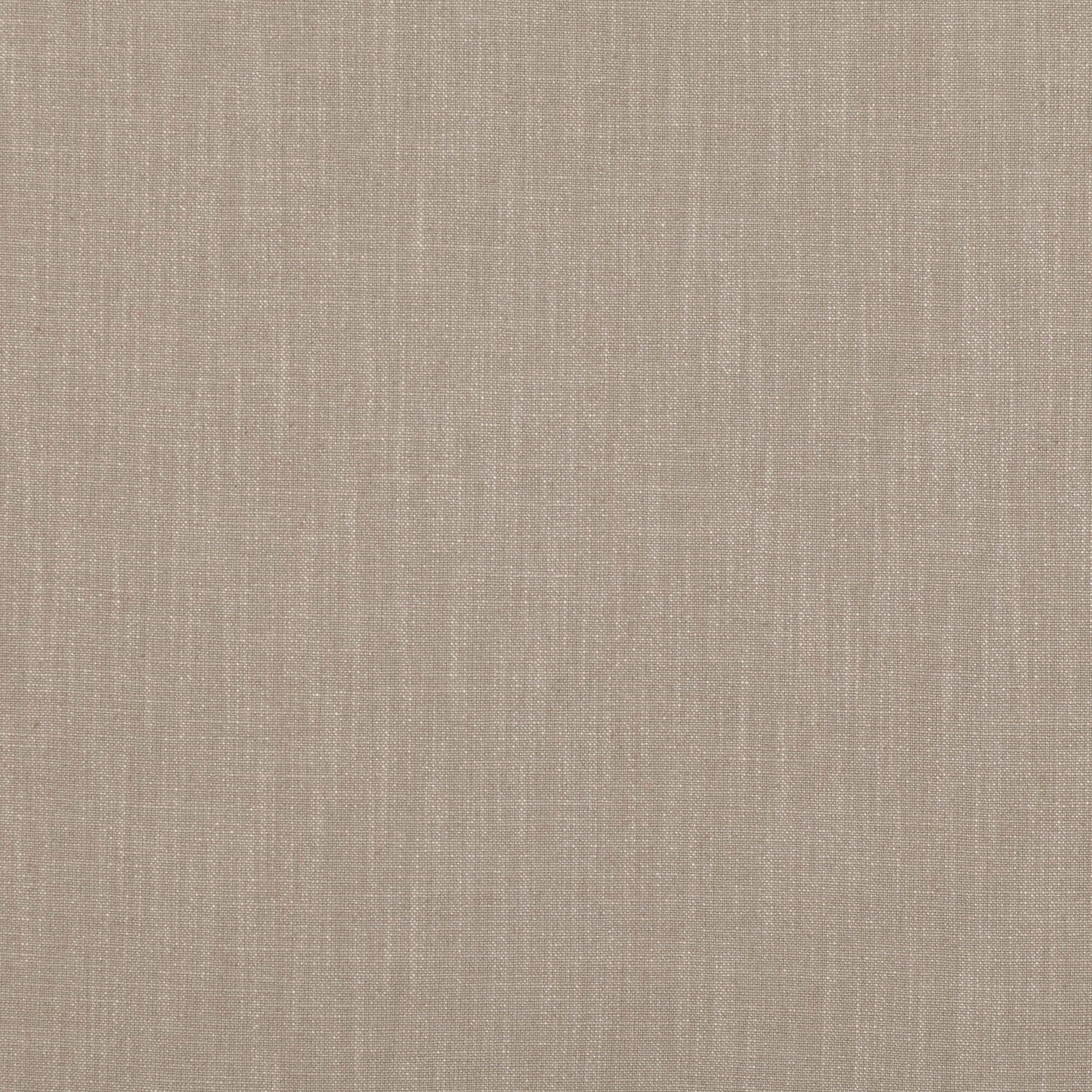 Warm taupe-beige plain weave with fine vertical slubbing and softly textured surface