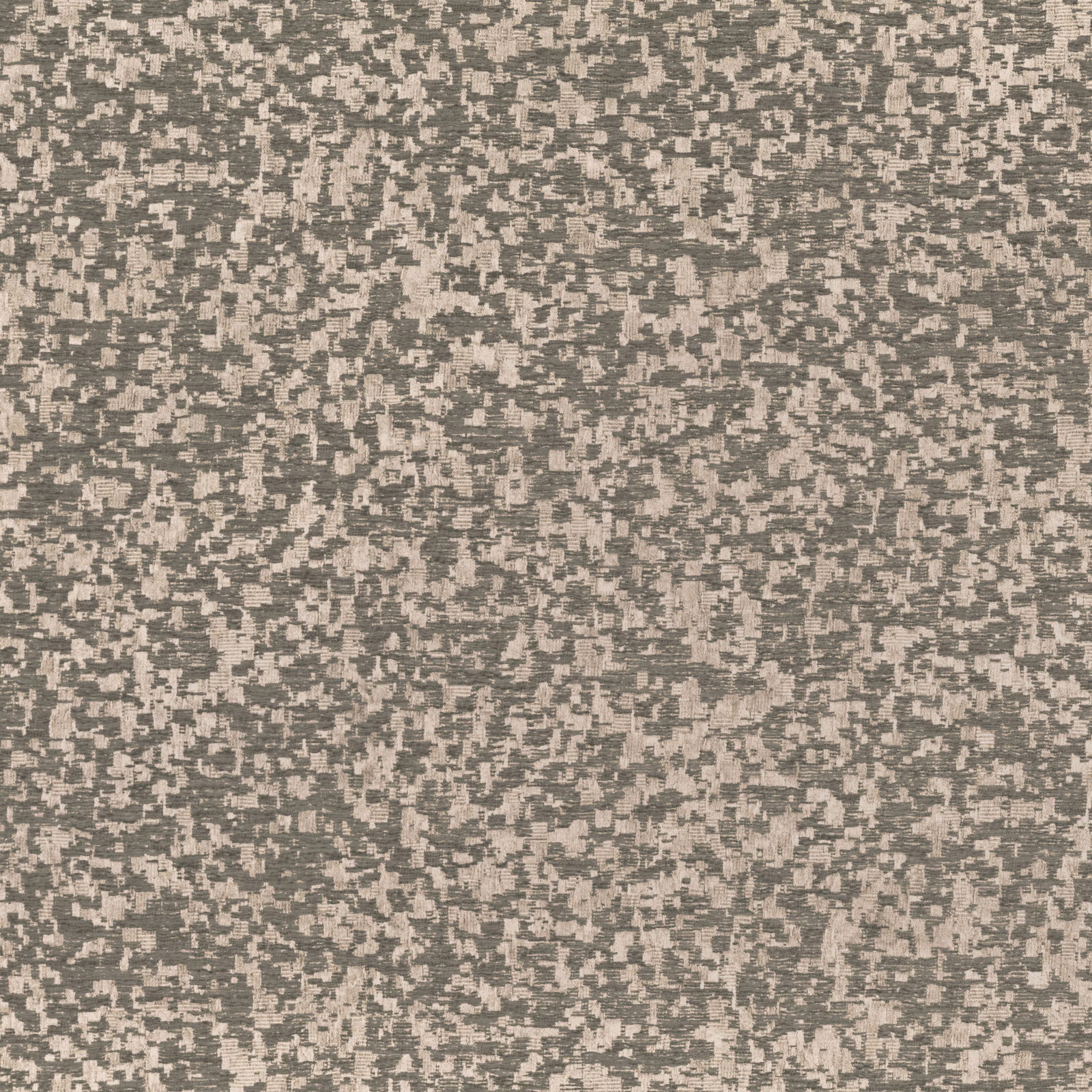 Mottled antique bronze taupe wallpaper with pale beige flecks and mineral-like texture