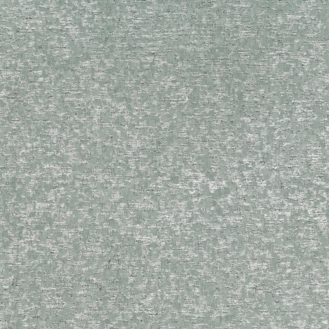 Muted sea-glass blue-green wallcovering with irregular pale distressed flecks