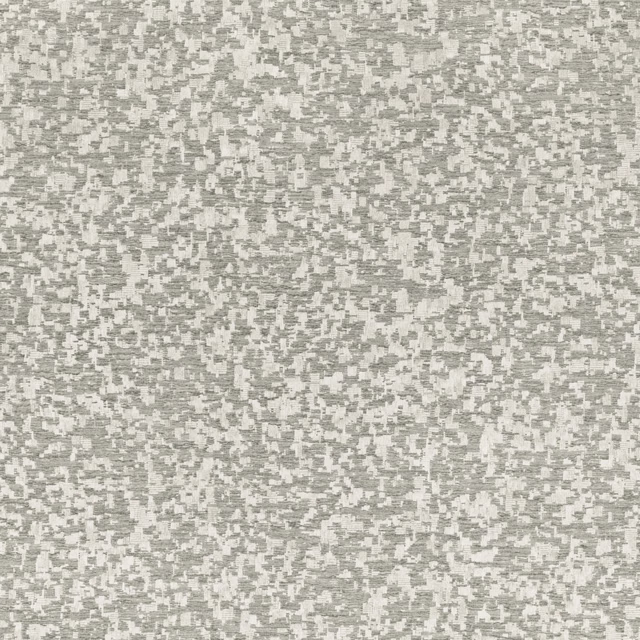 Warm tahini wallpaper with dense grey-white distressed flecks and fine textural markings