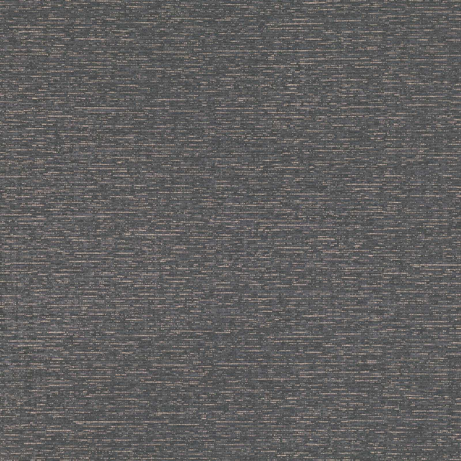 Charcoal wallpaper with fine broken horizontal lines and scattered pale taupe flecks