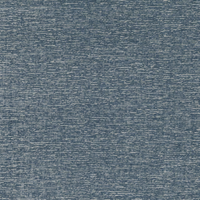 Cool ink blue-grey wallpaper with fine horizontal striations and softly mottled texture