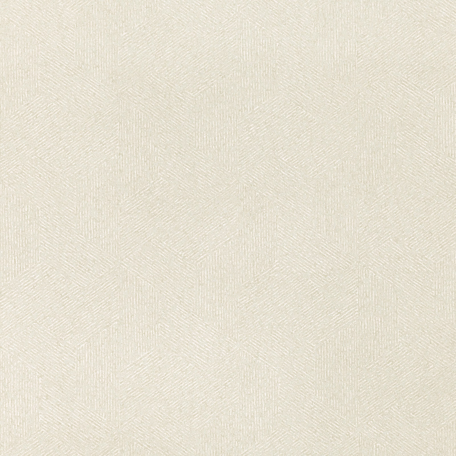 Pale shell cream wallpaper with fine geometric herringbone texture and subtle vertical divisions