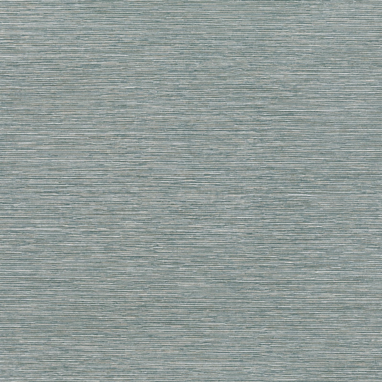 Fine horizontal blue-grey striations with pale taupe texture across a wallpaper swatch