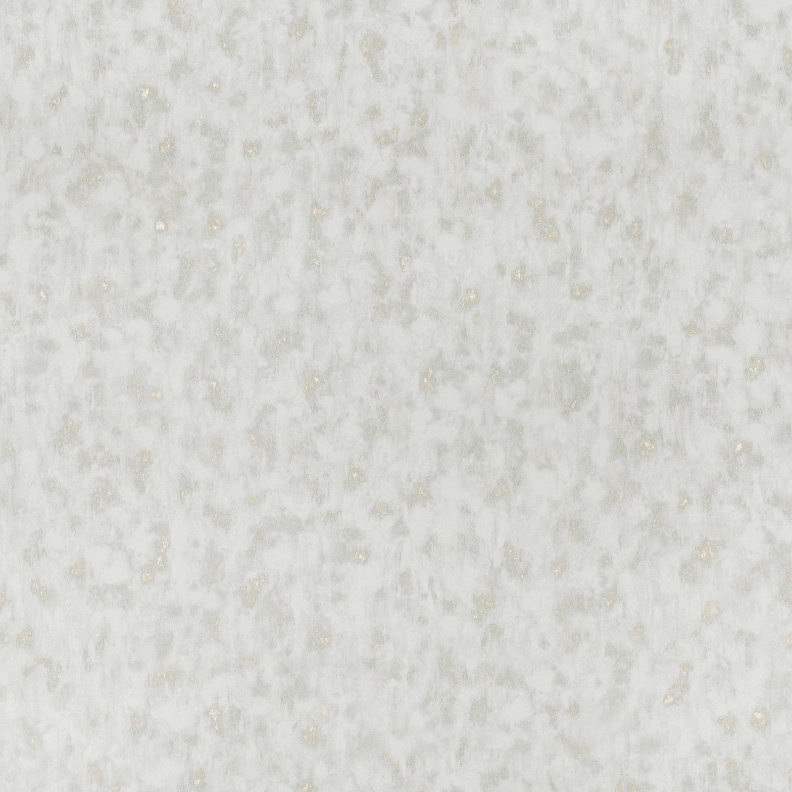 Pale ivory wallpaper with cloudy beige-grey mottling and tiny warm glinting flecks
