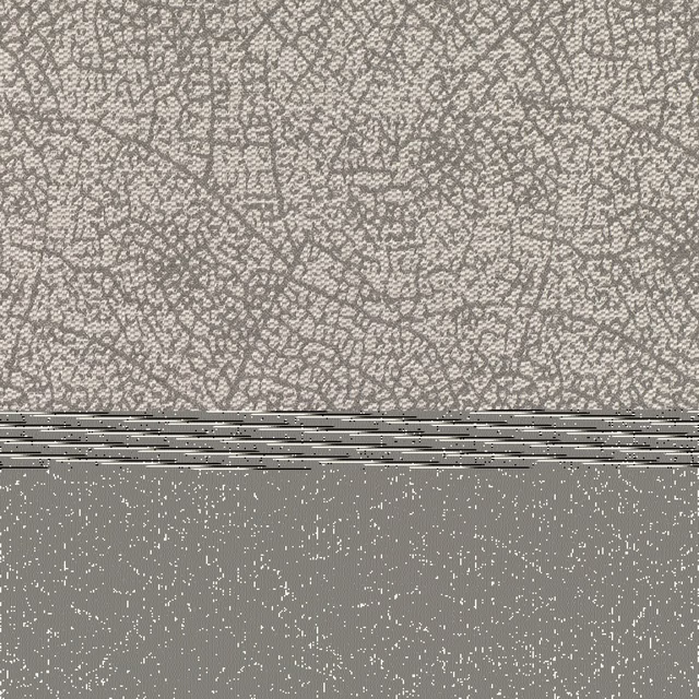 Stone-grey Kenza Tweed showing branching pale lines above a darker speckled field
