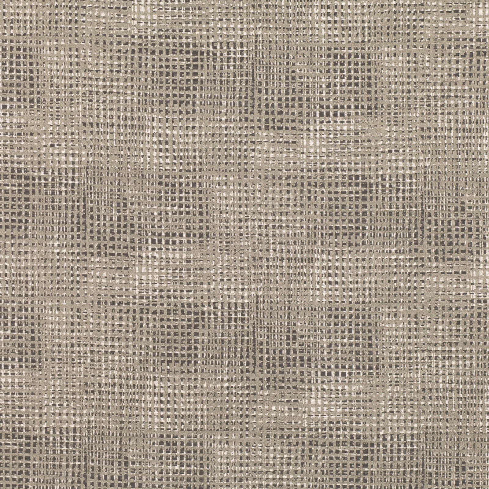 Warm umber-taupe woven fabric with pale flecks and an irregular checked texture