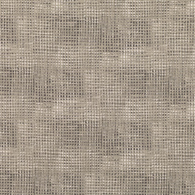 Warm umber-taupe woven fabric with pale flecks and an irregular checked texture