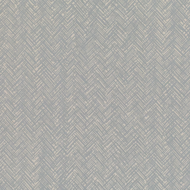 Soft blue-grey fabric with a fine broken diagonal geometric pattern