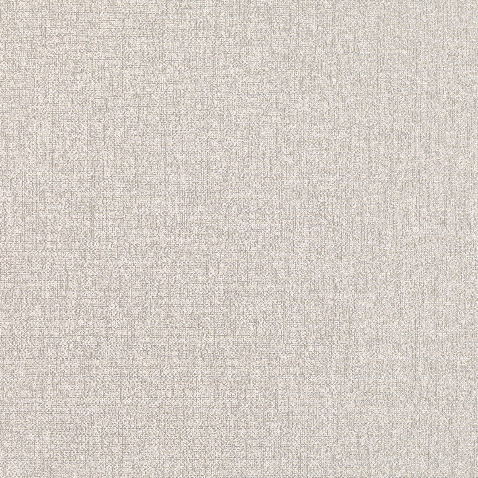 Pale silver-grey wallpaper with fine woven-look texture and subtle vertical tonal variation