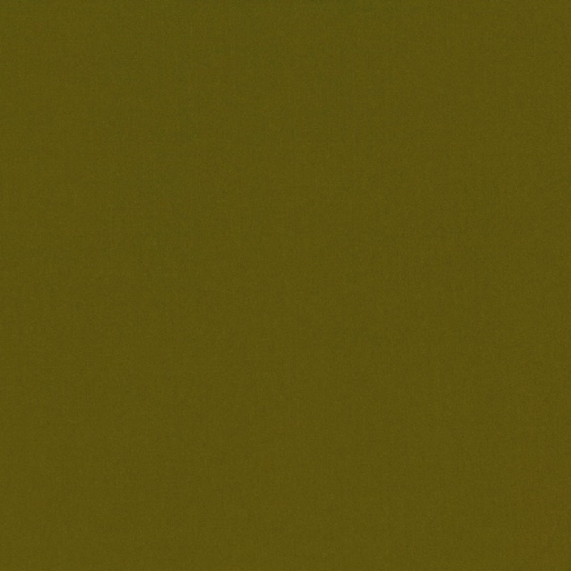 Close view of plain marjoram olive-green fabric with a subtle woven surface