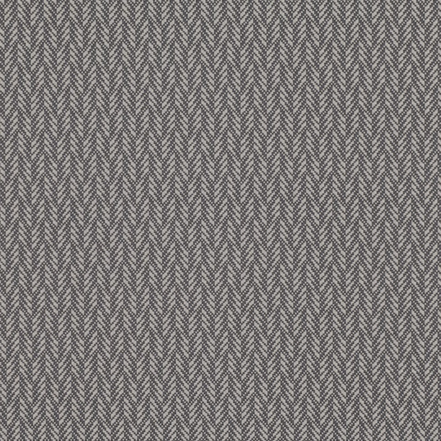 Charcoal-grey woven fabric with a fine vertical herringbone texture