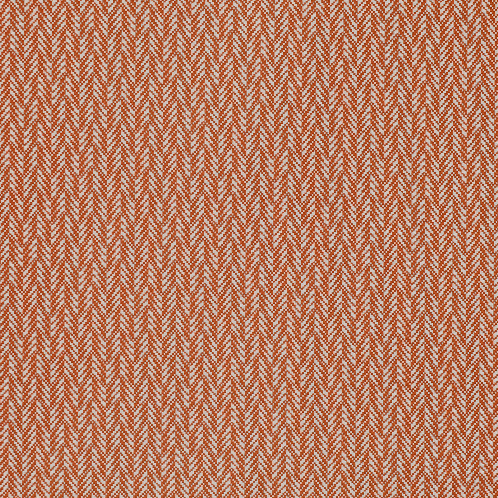 Warm saffron-orange textile with fine cream chevron lines in a tight weave