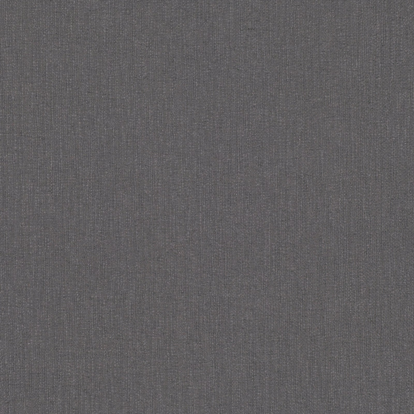 Close-up of deep charcoal-grey fabric with a fine vertical woven texture