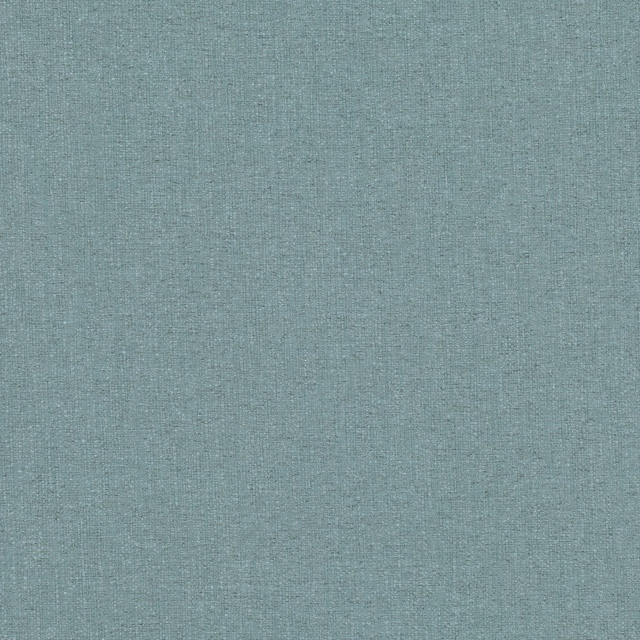 Close-up of muted robin egg blue fabric with a fine, even woven texture