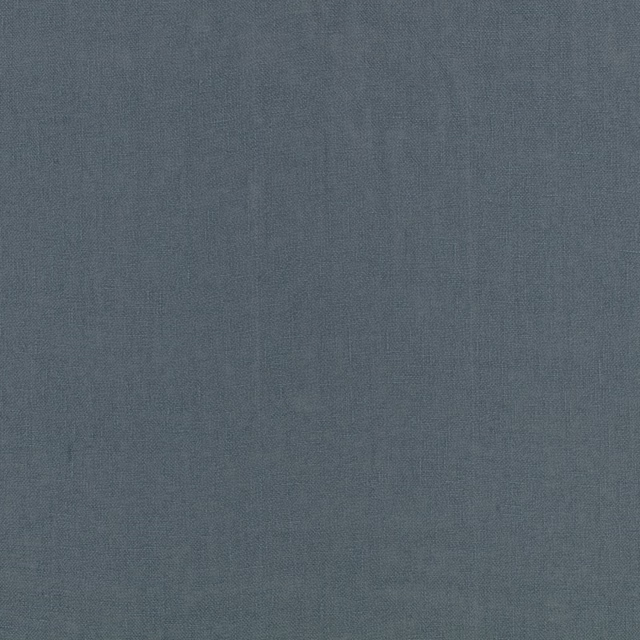 Cool battleship blue-grey plain weave with subtle mottled texture