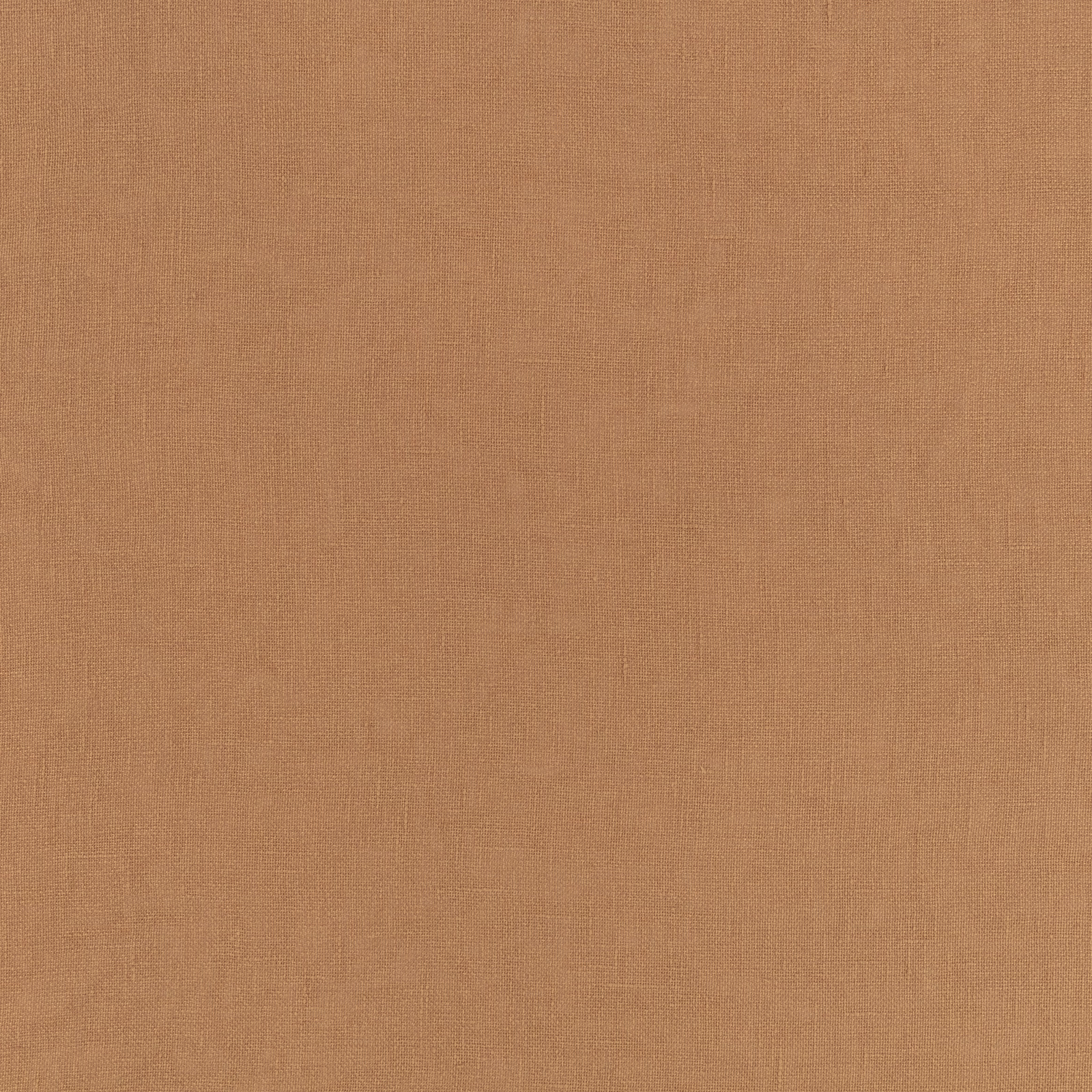 Warm cinnamon-brown plain weave showing fine crosshatched texture and softly varied shading