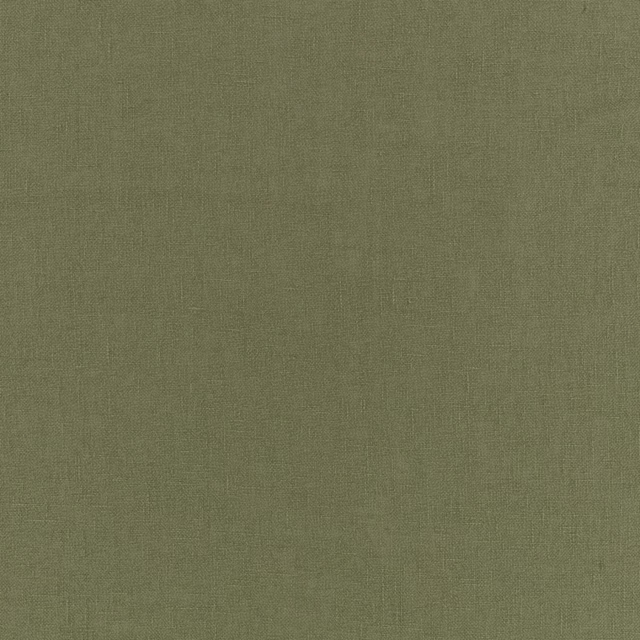 Muted tarragon olive fabric with a fine plain woven texture and subtle tonal variation
