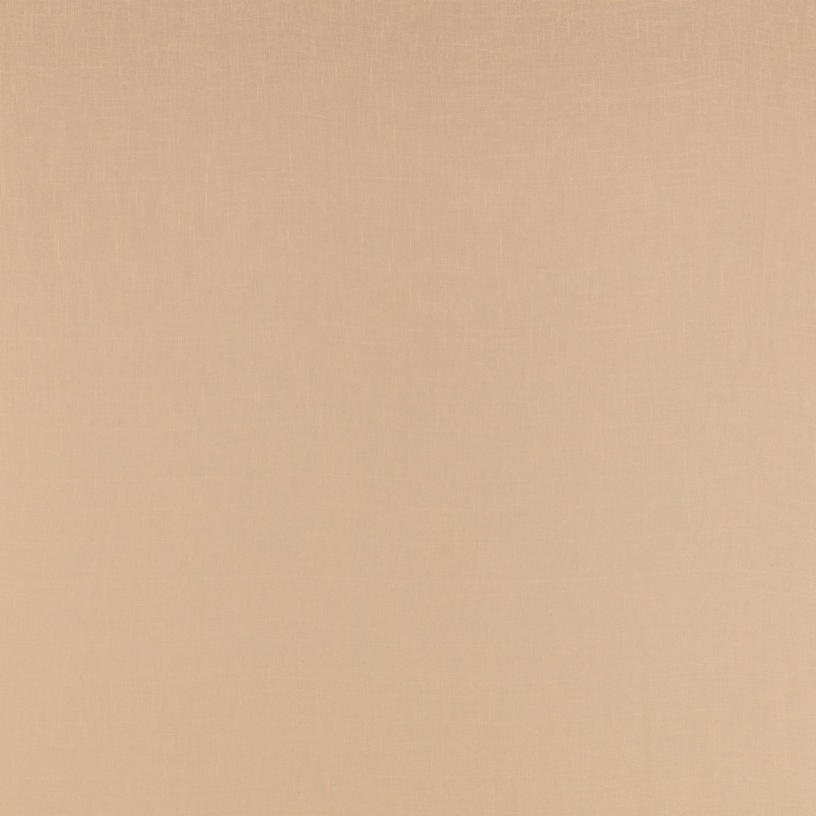 Warm teak-beige plain weave with subtle vertical grain and softly varied texture