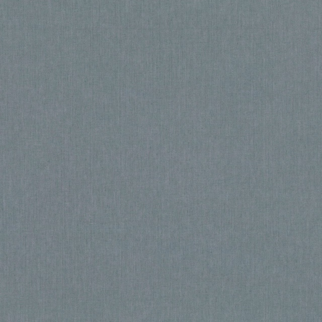 Muted Normandy blue-grey fabric swatch with fine vertical woven texture