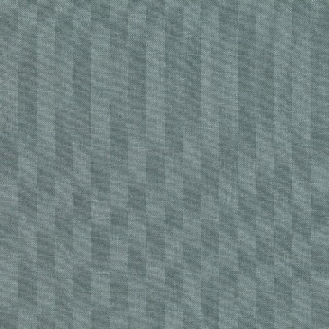 Muted rosemary green textile with a fine, softly crosshatched woven surface