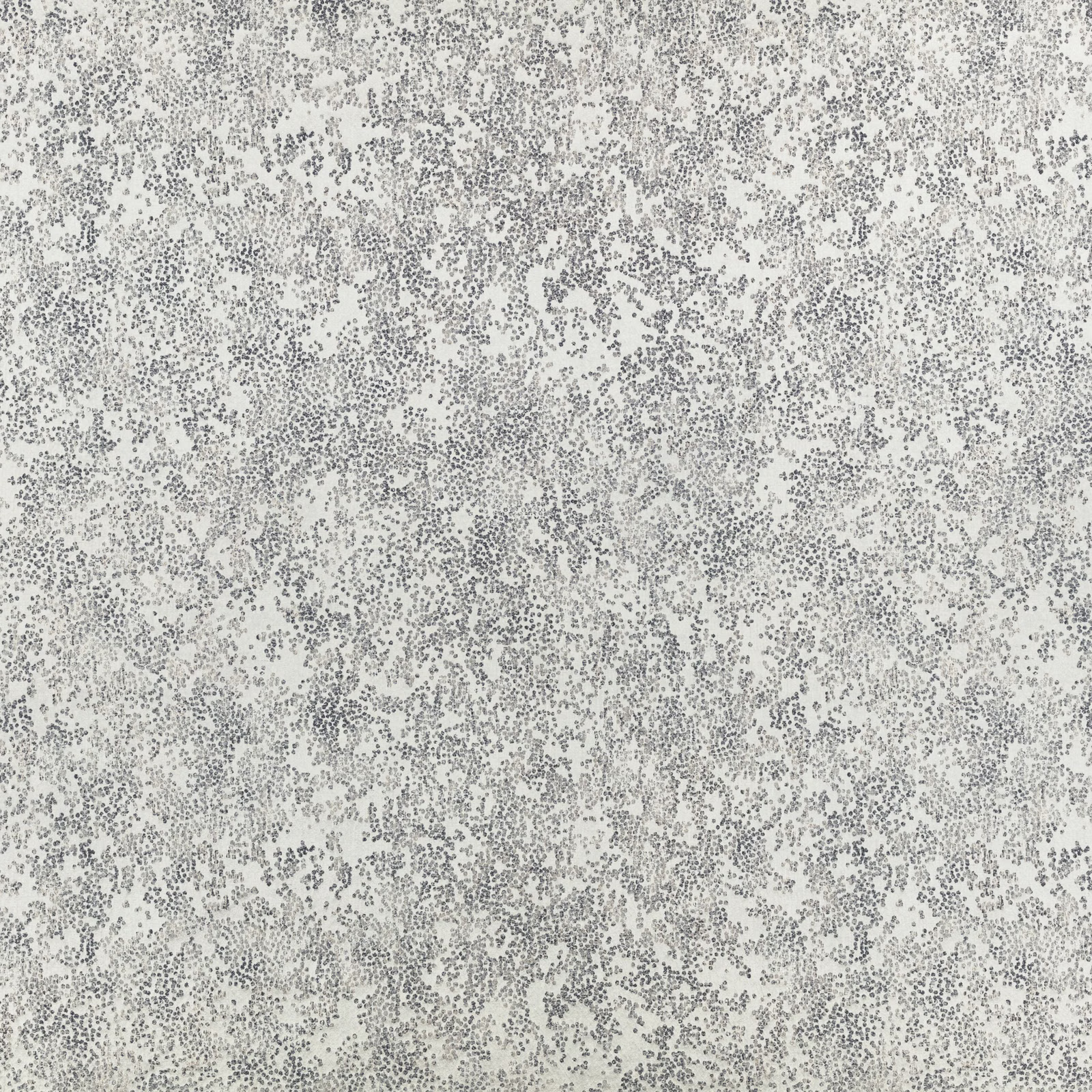 Pale basalt-grey textile with dense granular stippling and softly mottled shading