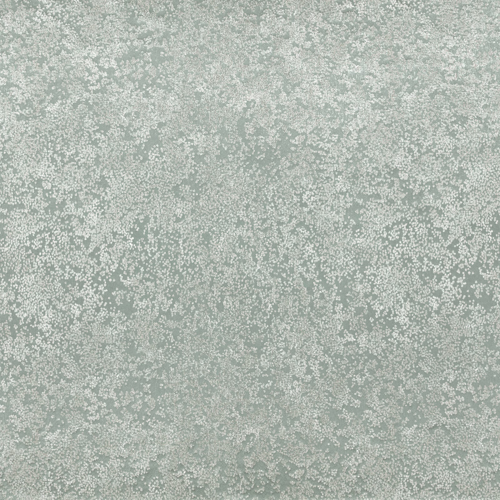 Pale seaglass green textile with dense white-grey mottling and fine granular texture
