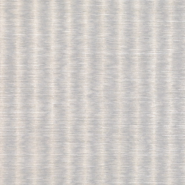 Cool pale grey wallcovering with fine irregular striations and softly mottled texture
