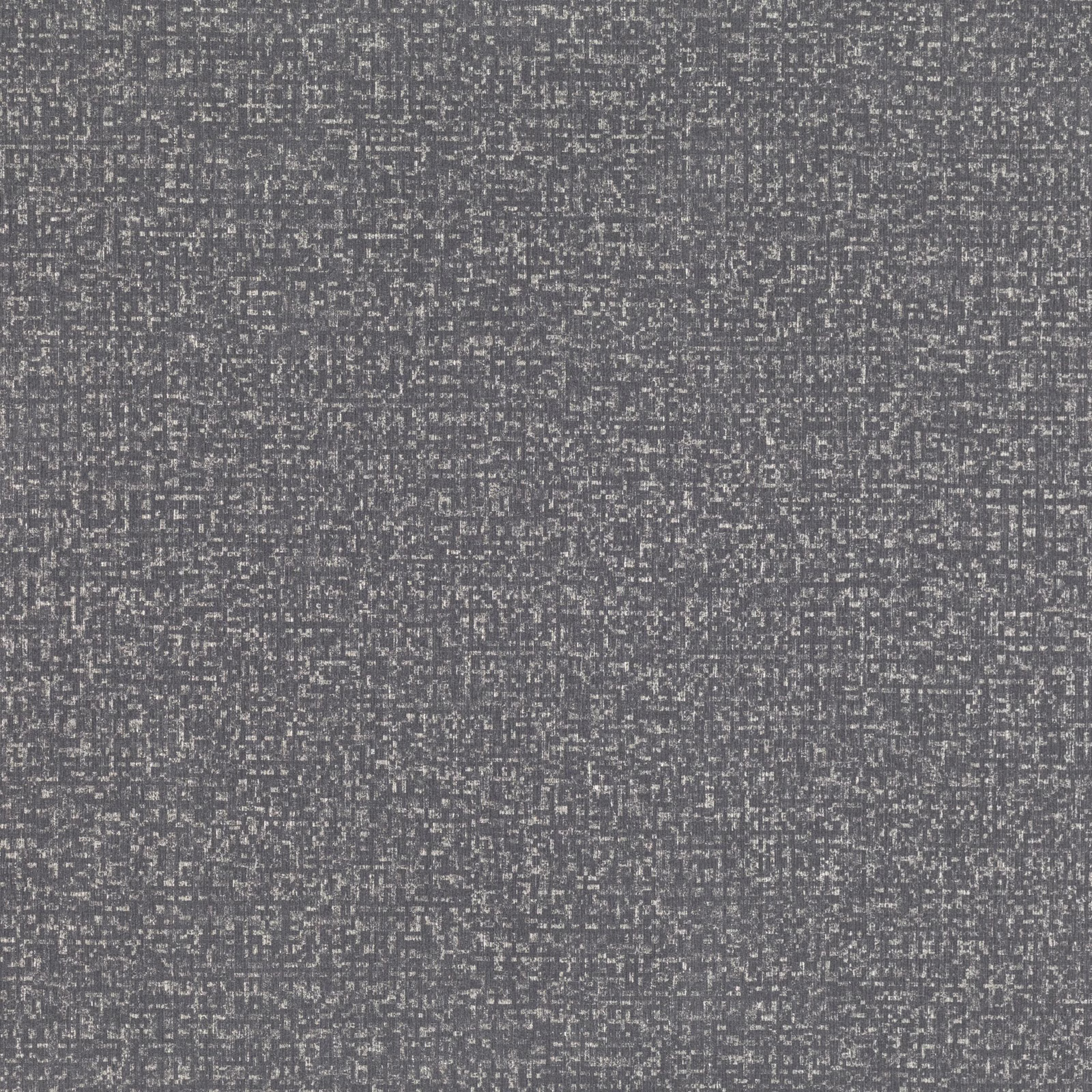Charcoal-grey wallpaper with fine silver-grey flecks and a softly mottled texture