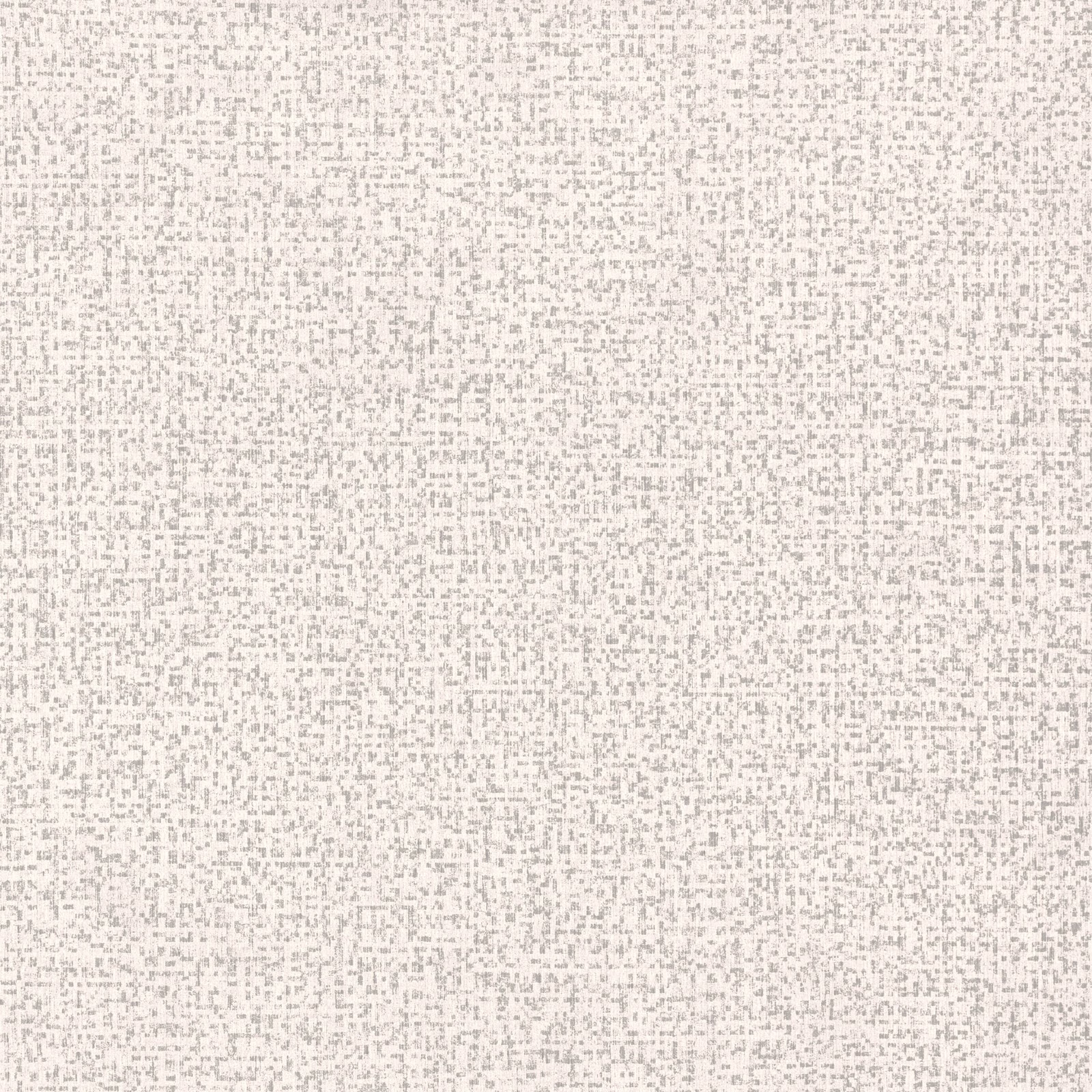 Pale spelt wallcovering with a fine grey-beige pixel-like textured ground