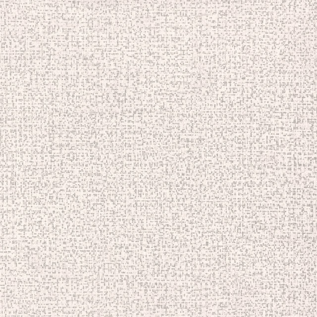 Pale spelt wallcovering with a fine grey-beige pixel-like textured ground
