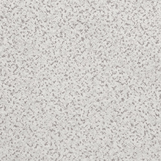Pale pearl-grey wallpaper with fine mottled grey flecks and cloudy mineral texture