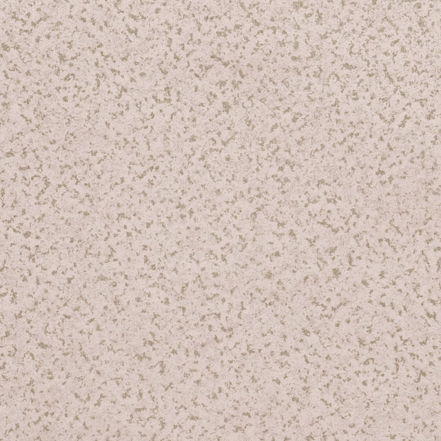 Pale blush-pink wallpaper with fine taupe-grey mottling across an ivory ground