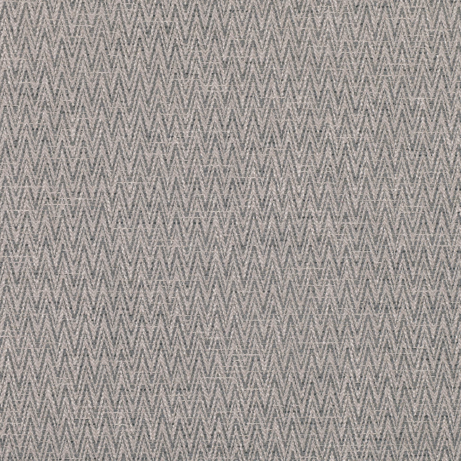 Cool French grey fabric with a fine repeating woven chevron pattern