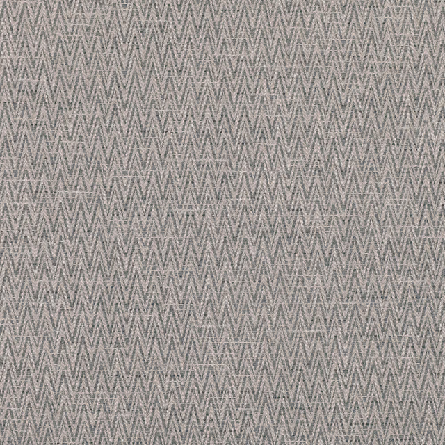 Cool French grey fabric with a fine repeating woven chevron pattern