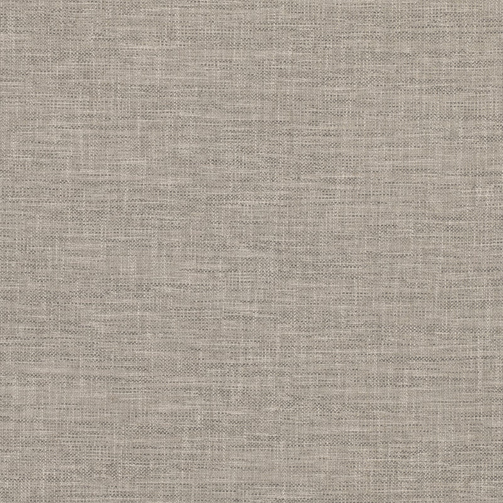 Warm greige-taupe woven textile with fine horizontal and vertical slubs